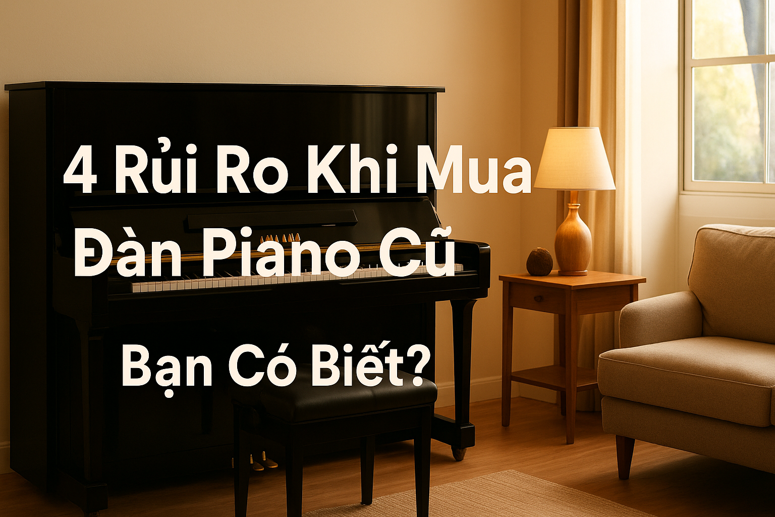 4 Rủi Ro Khi Mua Đàn Piano Cũ Và Lý Do Nên Chọn Đàn Piano Yamaha Mới